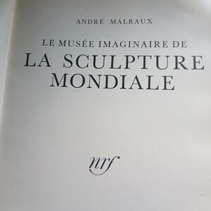 1952 Art Book:Imaginary Museum of World Sculpture
